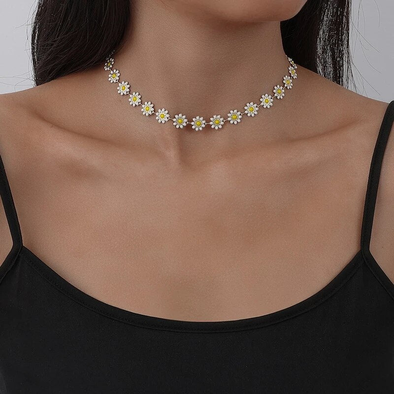 Collier de Marguerites en Or