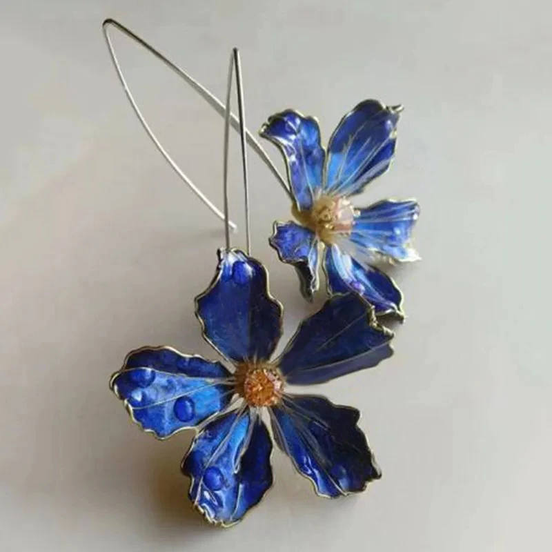 Boucles d'oreilles Fleur de Vintage main image 1