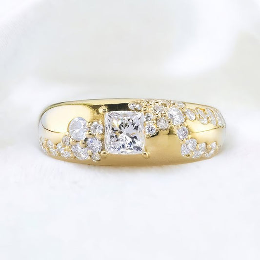 Bague Vintage Ethique Doré Brillant