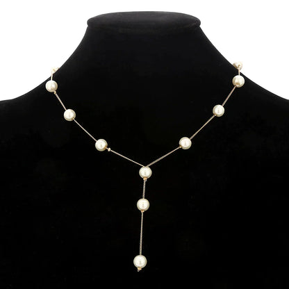 Ensemble de Trois Pièces de Perles Élégantes en Or