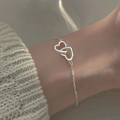 Bracelet Coeur en Argent