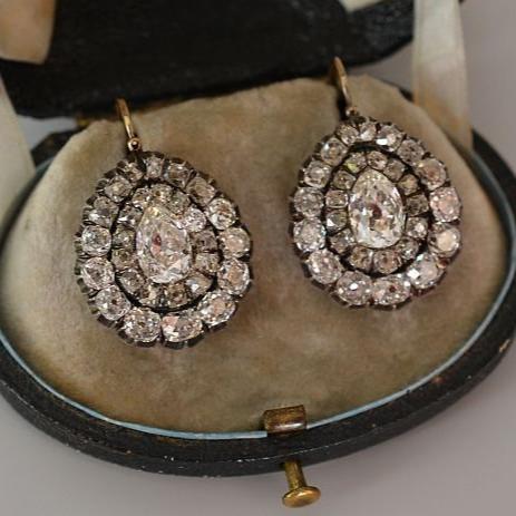 Boucles d'oreilles mandala scintillantes vintage