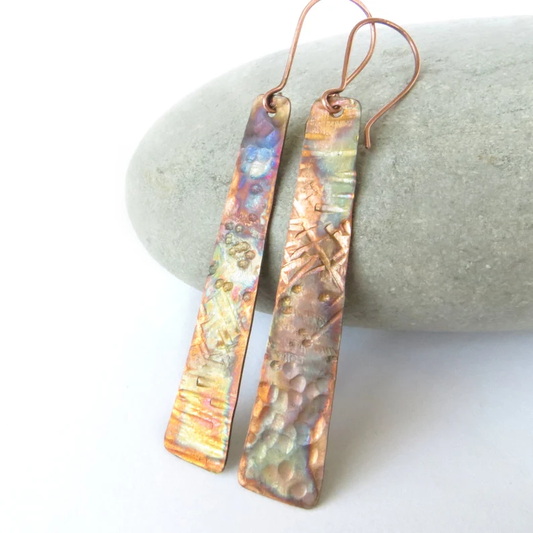 Boucles d'oreilles Rustique Doré