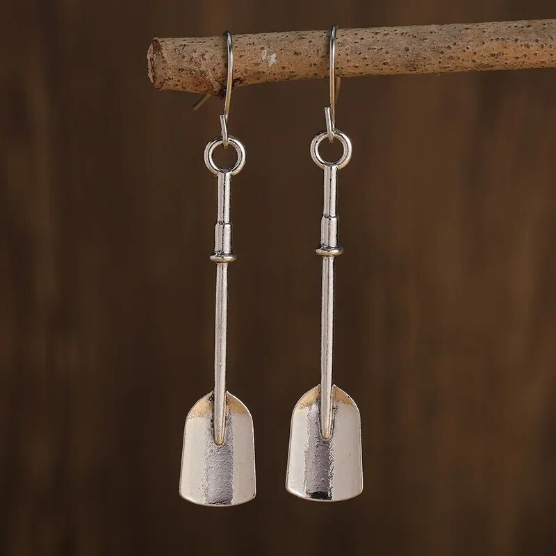 Boucles d'oreilles pelle vintage
